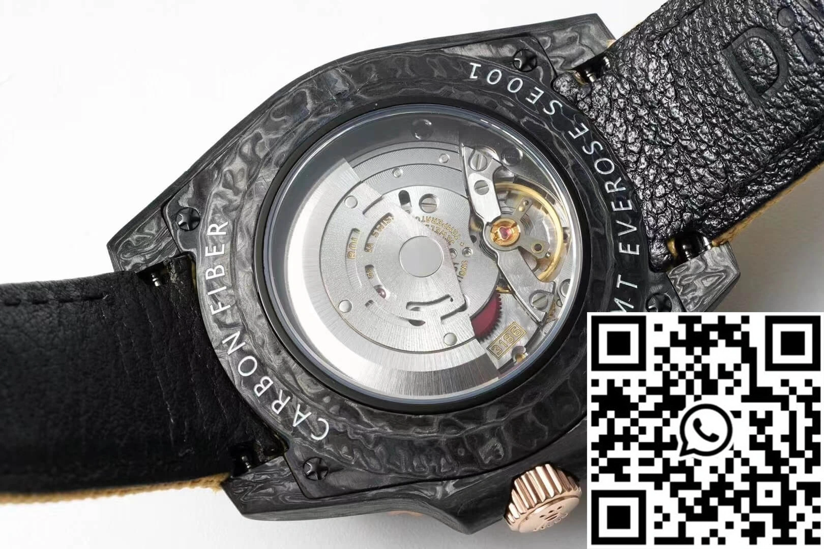 Colorful Rolex GMT-MASTER II Diw Carbon Fiber Yellow Fabric Strap 1185
