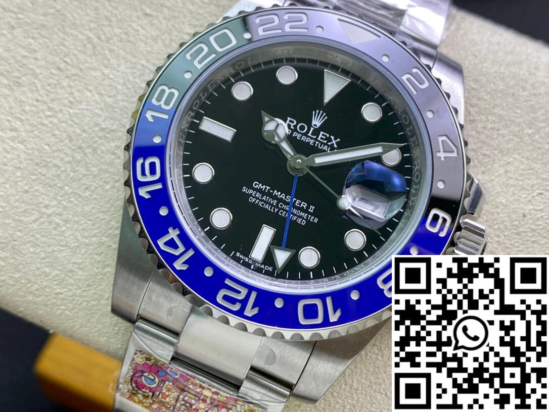 GoAnywhere Rolex GMT Master II 116710BLNR-78200 Clean Factory Black Dial 1180