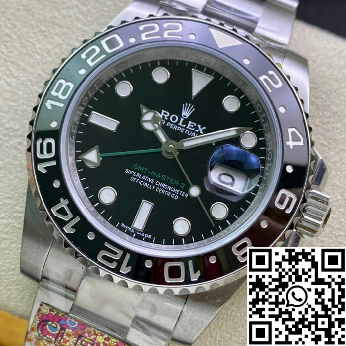 Rolex GMT Master II 116710LN-78200 Clean Factory Black Dial Compact 1162