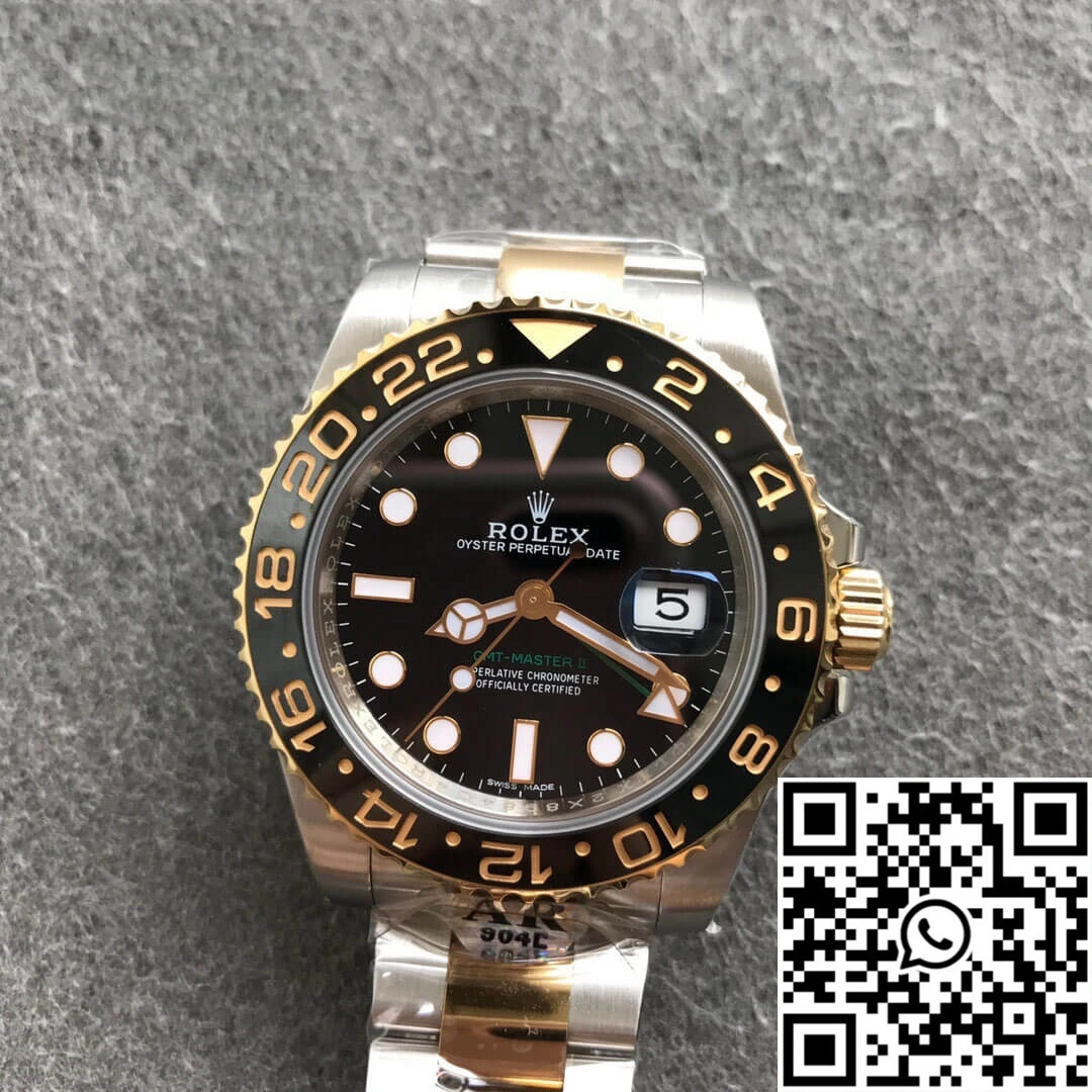 UrbanChic Rolex GMT Master II 116713-LN-78203 AR Factory Yellow Gold 1186