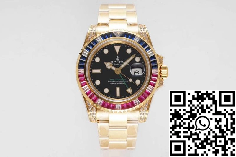 Rolex GMT Master II 116758 SAru-78208 ROF Factory Black Dial Supportive 1189