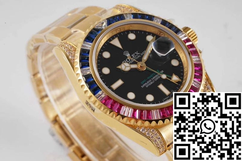 Rolex GMT Master II 116758 SAru-78208 ROF Factory Black Dial Supportive 1189