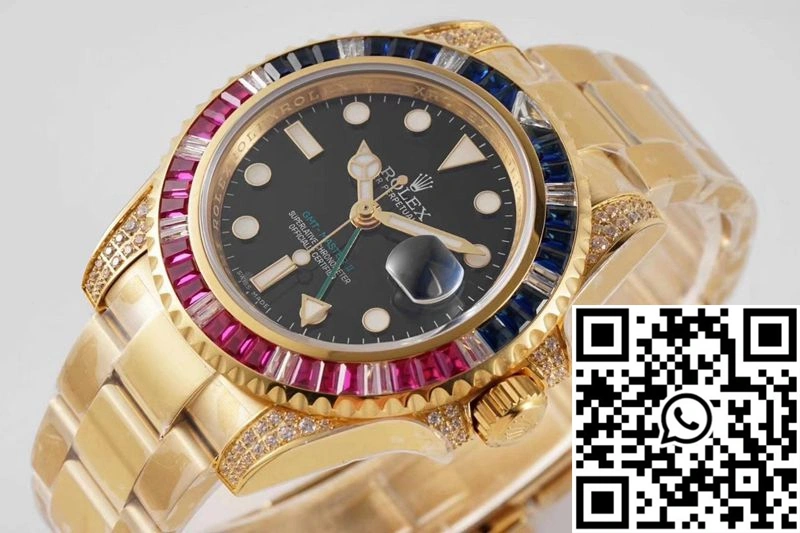 Rolex GMT Master II 116758 SAru-78208 ROF Factory Black Dial Supportive 1189