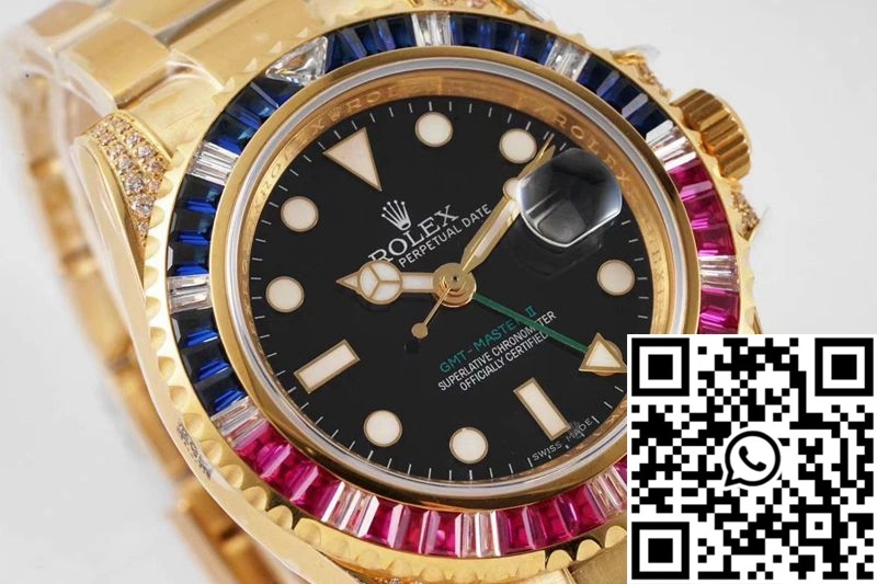 Rolex GMT Master II 116758 SAru-78208 ROF Factory Black Dial Supportive 1189