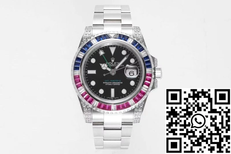 Resilient Rolex GMT Master II 116759 SAru-78209 ROF Factory Black Dial 1170