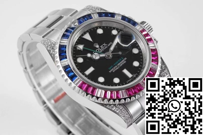 Resilient Rolex GMT Master II 116759 SAru-78209 ROF Factory Black Dial 1170