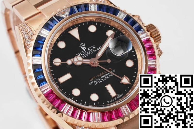 Rolex GMT Master II 116759 SAru ROF Factory Rose Gold Popular 1173