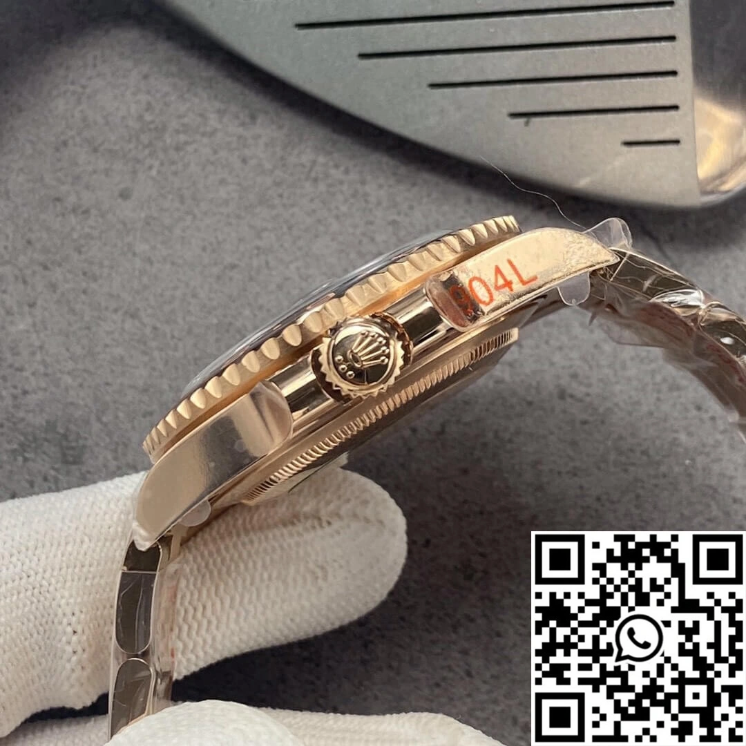 Chic Rolex GMT Master II 126715CHNR-0001 GM Factory Rose Gold Black Dial 1168