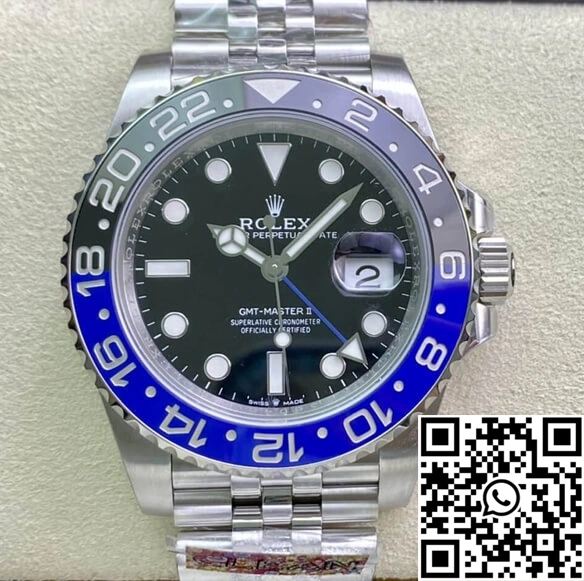 WaterResistant Rolex GMT Master II M126710BLNR-0002 Clean Factory Black Dial 1174