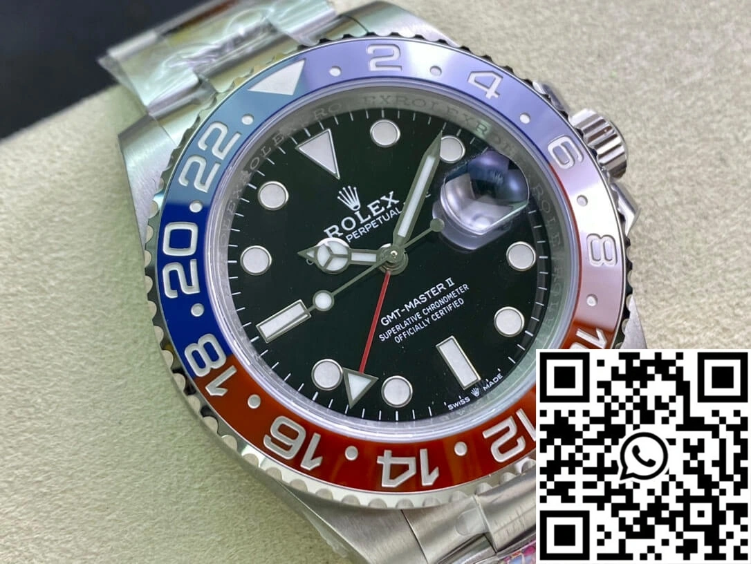 SmoothTexture Rolex GMT Master II M126710BLRO-0002 Clean Factory Black Dial 1167