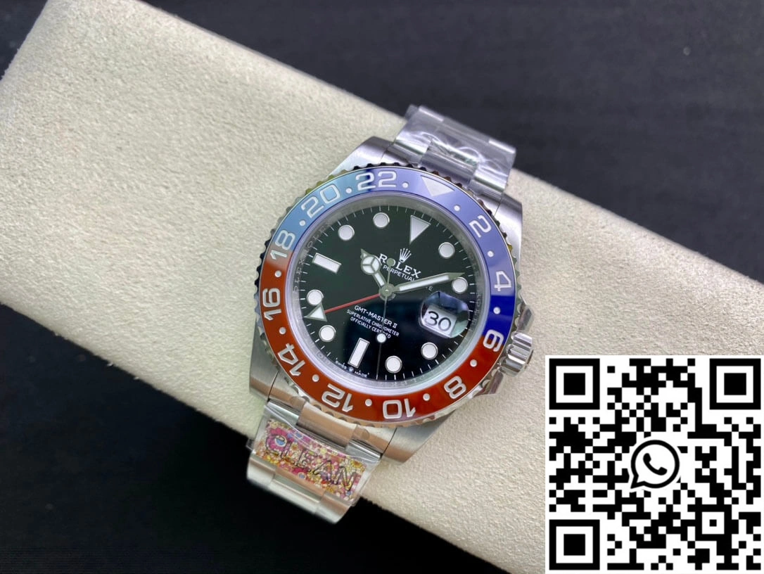 SmoothTexture Rolex GMT Master II M126710BLRO-0002 Clean Factory Black Dial 1167
