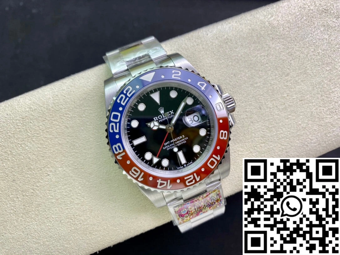 SmoothTexture Rolex GMT Master II M126710BLRO-0002 Clean Factory Black Dial 1167