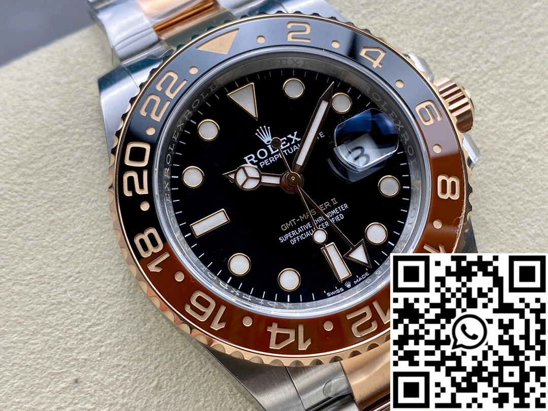 Reliable Rolex GMT Master II M126711chnr-0002 Clean Factory Rose Gold 1187