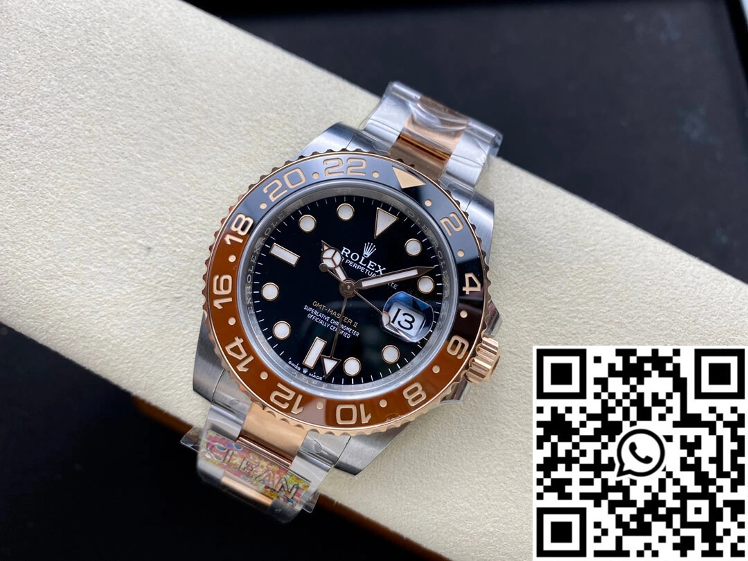 Reliable Rolex GMT Master II M126711chnr-0002 Clean Factory Rose Gold 1187
