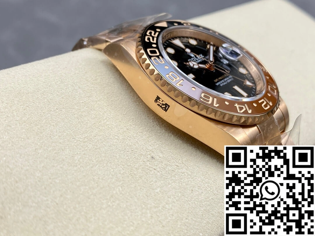 MoistureWicking Rolex GMT Master II M126715CHNR-0001 Clean Factory Rose Gold 1176