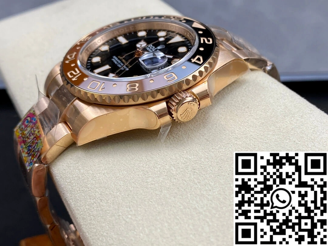 MoistureWicking Rolex GMT Master II M126715CHNR-0001 Clean Factory Rose Gold 1176
