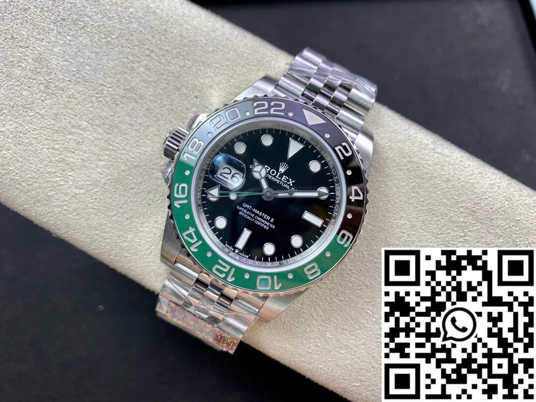 Contemporary Rolex GMT Master II M126720vtnr-0002 Clean Factory Black Dial 1181