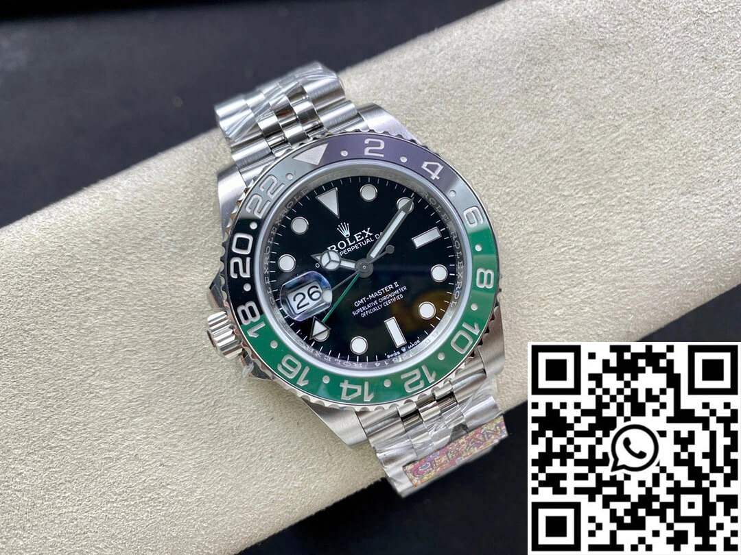 Contemporary Rolex GMT Master II M126720vtnr-0002 Clean Factory Black Dial 1181