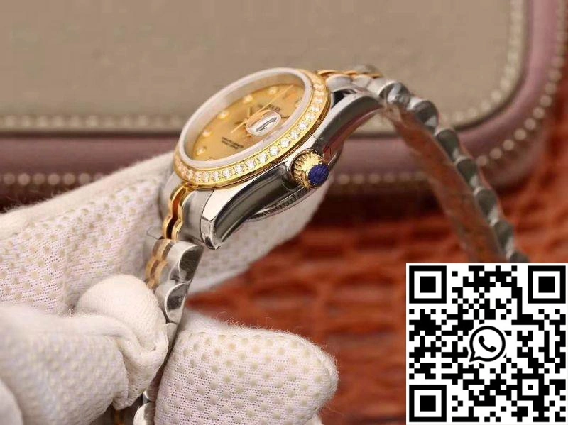 TechFriendly Rolex Lady Datejust 18K Gold Plating 28mm Gold Dial 884