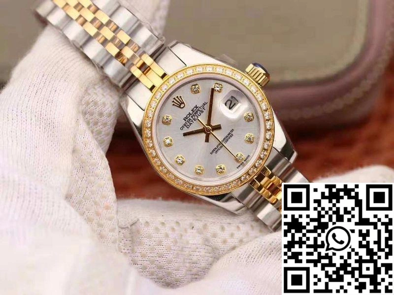 Rolex Lady Datejust 18K Yellow Gold 28MM Silver Dial FastDry 869