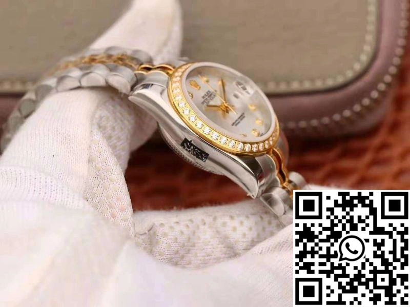 Rolex Lady Datejust 18K Yellow Gold 28MM Silver Dial FastDry 869