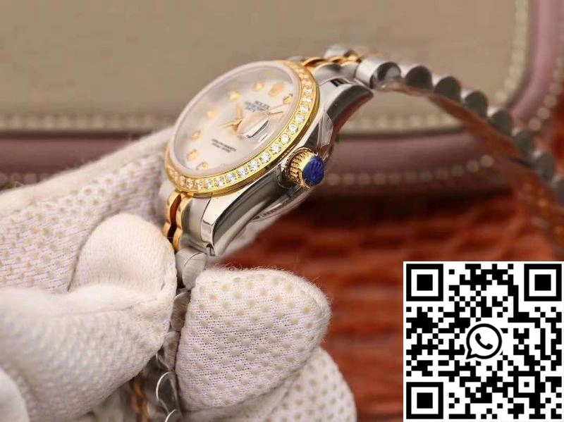 Rolex Lady Datejust 18K Yellow Gold 28MM Silver Dial FastDry 869