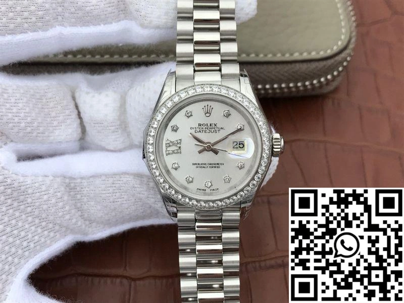 Rolex Lady Datejust 279136RBR 28mm Silver Dial WrinkleFree 907