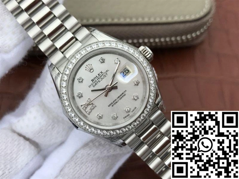 Rolex Lady Datejust 279136RBR 28mm Silver Dial WrinkleFree 907