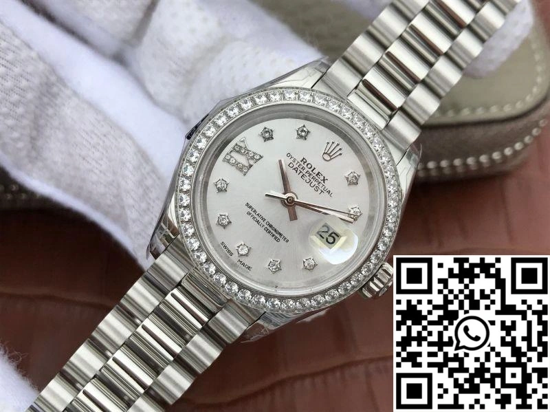 Rolex Lady Datejust 279136RBR 28mm Silver Dial WrinkleFree 907