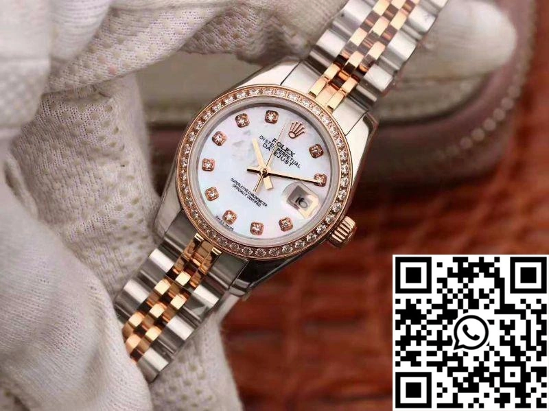Rolex Lady Datejust Two Tone Bracelet 28MM Enamel Dial AllSeason 887