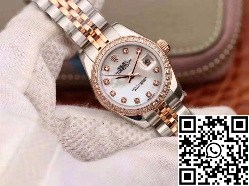 Rolex Lady Datejust Two Tone Bracelet 28MM Enamel Dial AllSeason 887