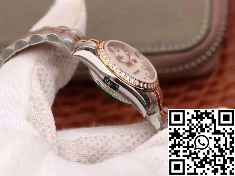 Rolex Lady Datejust Two Tone Bracelet 28MM Enamel Dial AllSeason 887