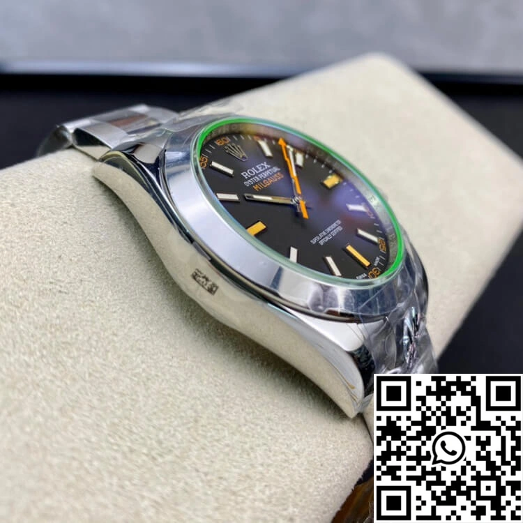 Supportive Rolex Milgauss 116400GV AR Factory Black Dial 1193