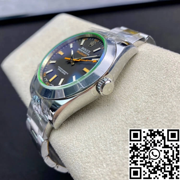 Supportive Rolex Milgauss 116400GV AR Factory Black Dial 1193