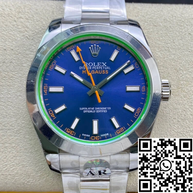 Rolex Milgauss 116400GV AR Factory Blue Dial Durable 1192