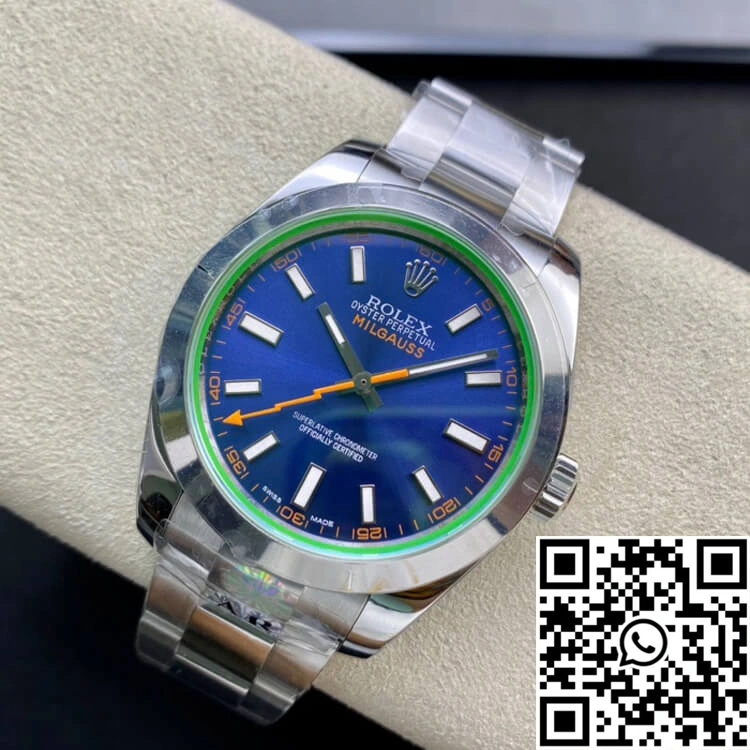 Rolex Milgauss 116400GV AR Factory Blue Dial Durable 1192