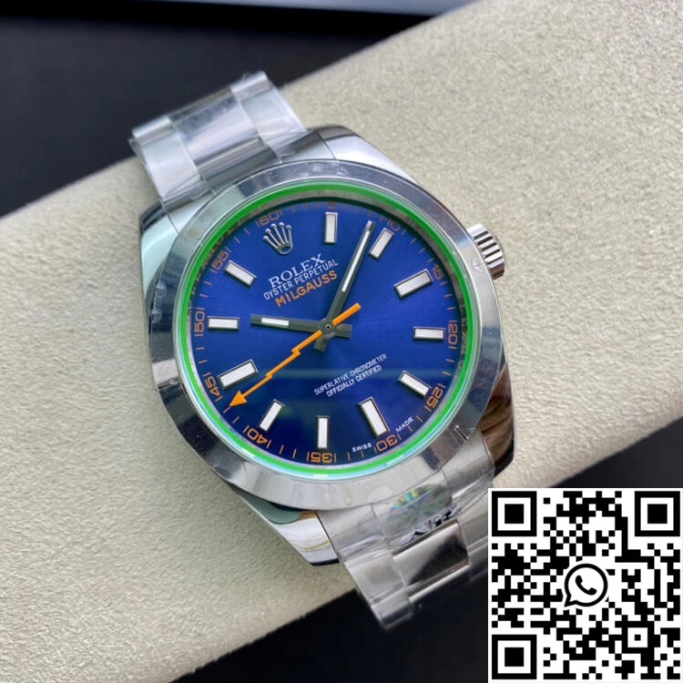 Rolex Milgauss 116400GV AR Factory Blue Dial Durable 1192