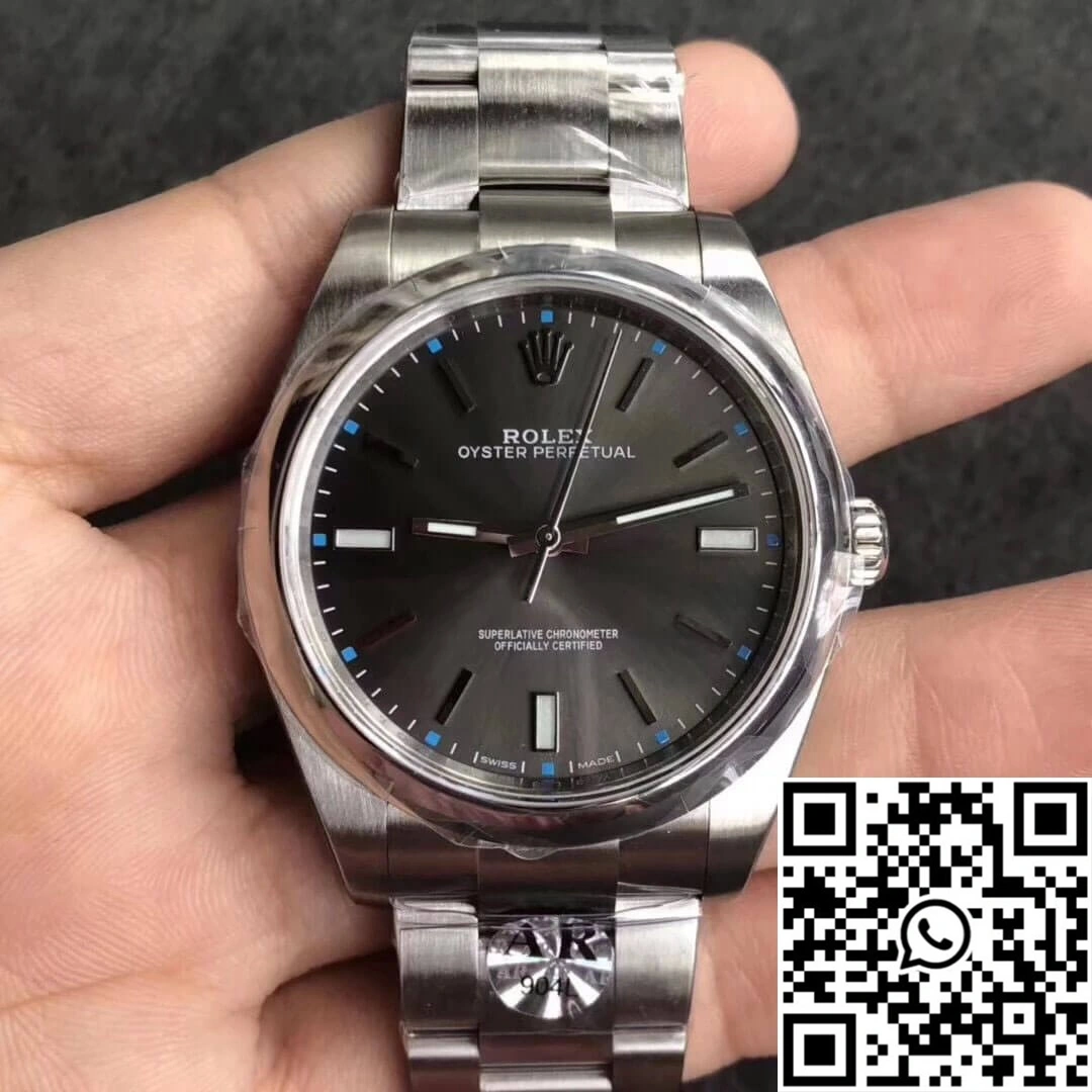 UrbanStyle Rolex Oyster Perpetual 114300 39MM AR Factory Grey Dial 1293