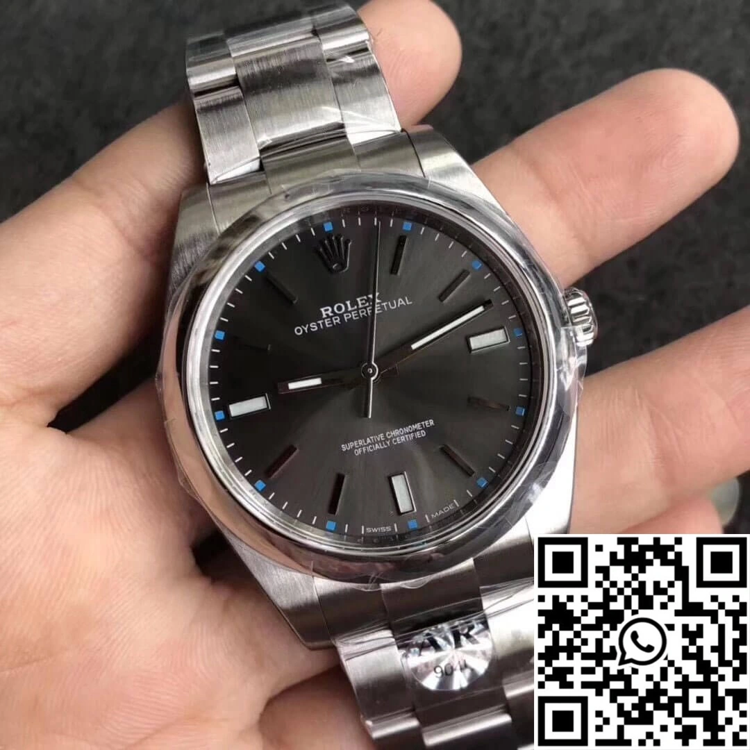 UrbanStyle Rolex Oyster Perpetual 114300 39MM AR Factory Grey Dial 1293