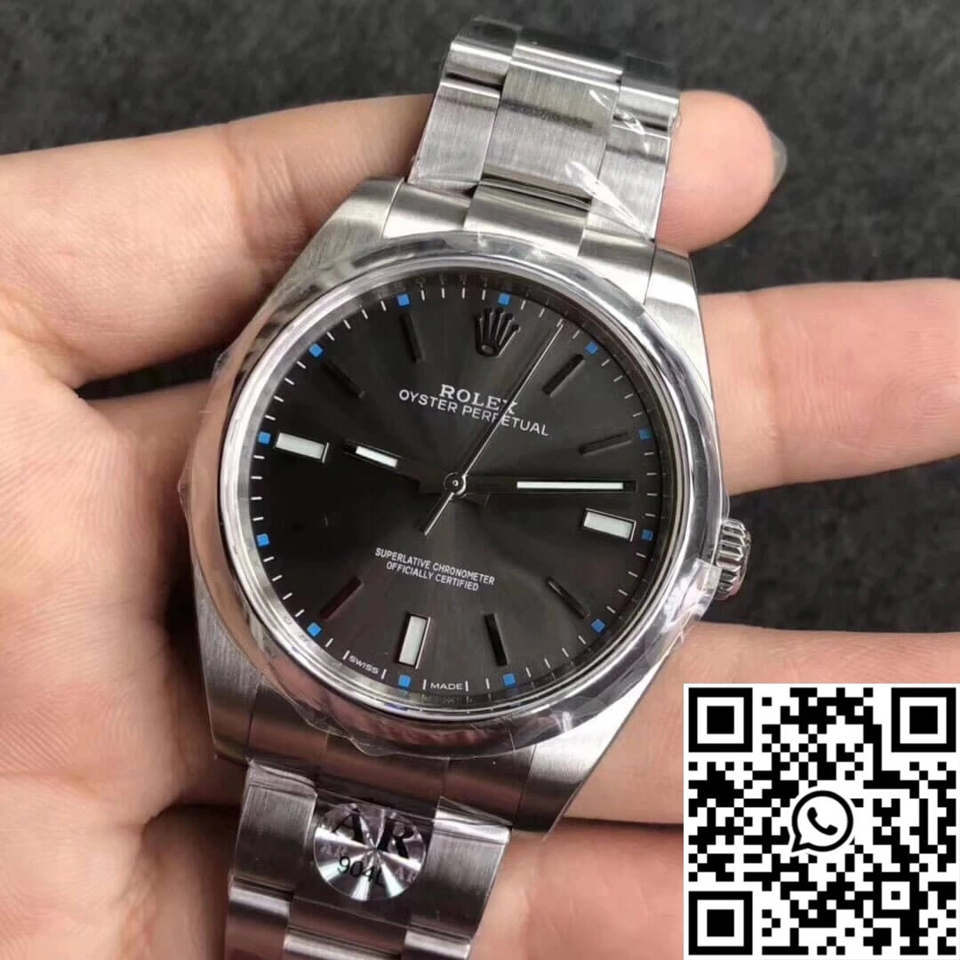 UrbanStyle Rolex Oyster Perpetual 114300 39MM AR Factory Grey Dial 1293