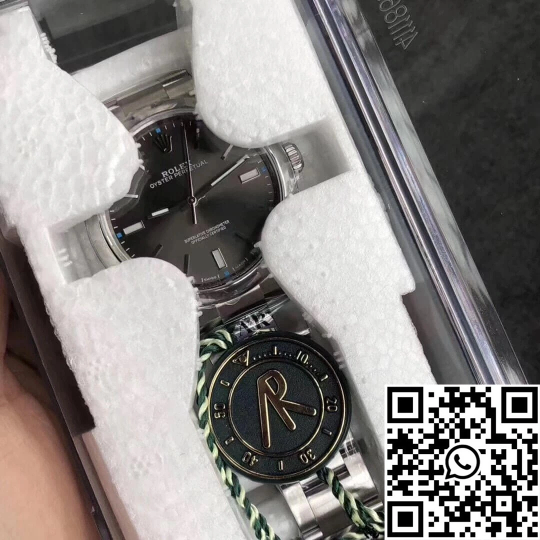 UrbanStyle Rolex Oyster Perpetual 114300 39MM AR Factory Grey Dial 1293