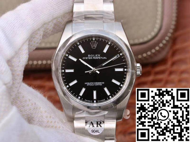 SmartChoice Rolex Oyster Perpetual 114300 39mm AR Factory Black Dial 1318