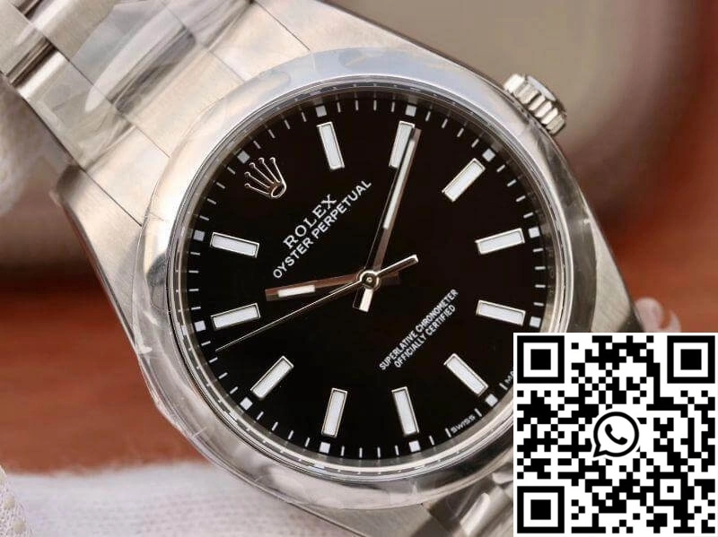 SmartChoice Rolex Oyster Perpetual 114300 39mm AR Factory Black Dial 1318