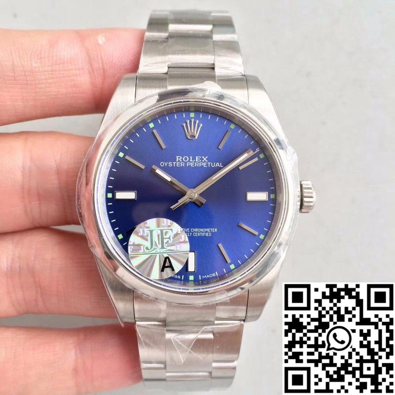 UrbanChic Rolex Oyster Perpetual 39 114300 JF Factory Blue Dial 1283