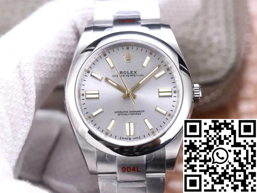 Rolex Oyster Perpetual M124300-0001 41MM EW Factory Silver Dial Comfortable 1287