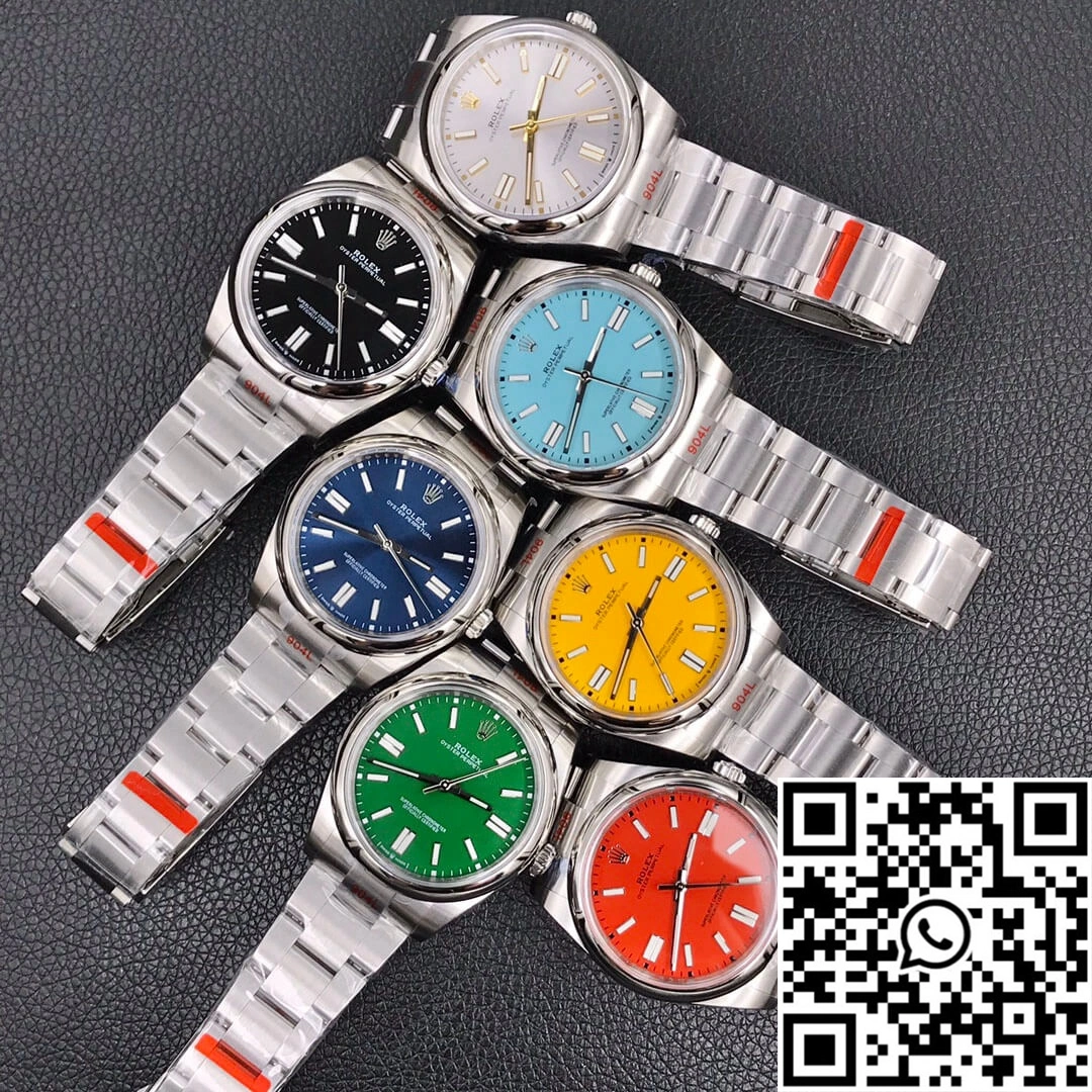 Rolex Oyster Perpetual M124300-0003 41MM EW Factory Blue Dial Upgraded 1290