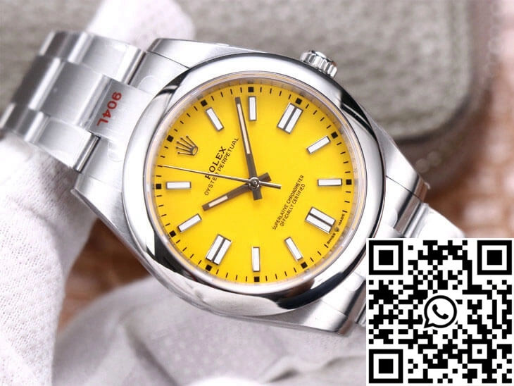 Rolex Oyster Perpetual M124300-0004 41MM EW Factory Yellow Dial EyeCatching 1299