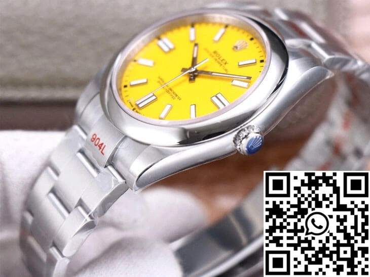Rolex Oyster Perpetual M124300-0004 41MM EW Factory Yellow Dial EyeCatching 1299