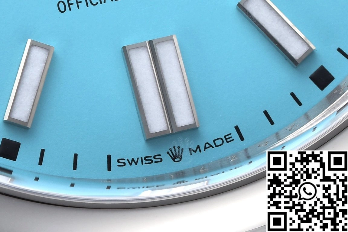 Rolex Oyster Perpetual M124300-0006 41MM Clean Factory Turquoise Blue Dial WellDesigned 1288