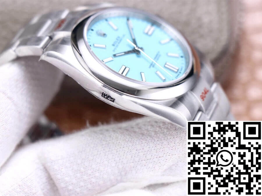 Rolex Oyster Perpetual M124300-0006 41MM EW Factory Turquoise Blue Dial Durable 1312